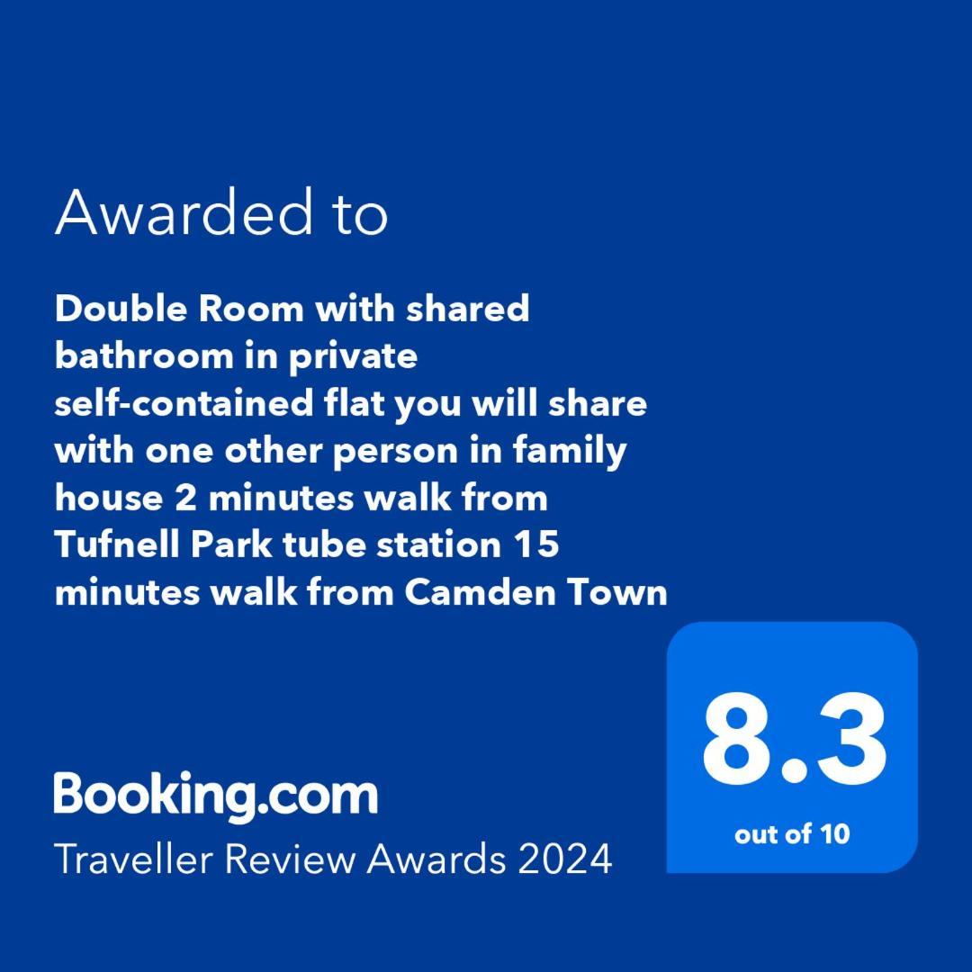 Self-Contained Flat On The 2Nd Floor You Will Share With One Other Guest, In A Family House 2 Minutes Walk From Tufnell Park Station 2Nd Floor With Stairs Londen Buitenkant foto